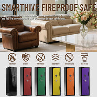 Fireproof Safe Box, Digital Lock, 8.12 Cu.Ft Heavy Duty Storage Safe