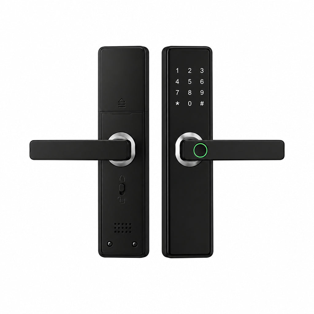Bluetooth Fingerprint Keypad Touch for Apartment Smart Door Lock Keyless Entry Door Lock for Front Door ,Corrosion-Resistant