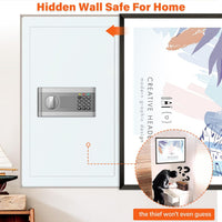 25.6" Tall Fireproof Wall Safe between Studs 16" Centers | Hidden Wall Safe