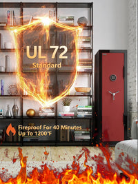 Fireproof Safe Box, Digital Lock, 8.12 Cu.Ft Heavy Duty Storage Safe